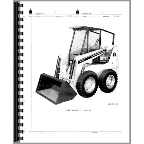 international 4140 skid steer maintenance manual|International Harvester 4140 Compact Skid Steer Loader Service .